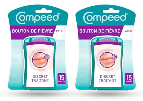 Compeed - Patch Bouton de Fièvre - Discret - pour un Traitement Rapide en favorisant la cicatrisation - 30 patchs