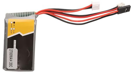 RC Transmitter Lipo Battery 2700mAh Lightweight, RC Boat Battery Pack, Overcharge for Outdoor RC Receivers, Built to Last