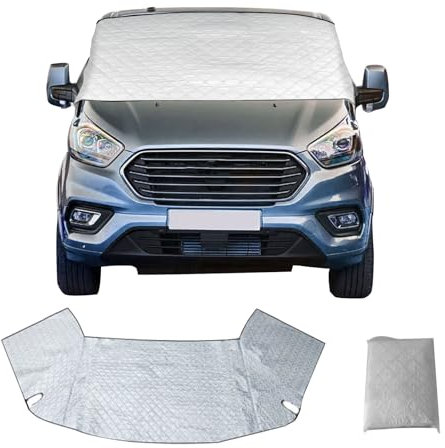 luolety Windschutzscheibenabdeckung für VW Transporter T6, Thermoabdeckung, Schnee-Abdeckung, wasserdicht, staubdicht, Sonne, UV, Schnee, EIS, Frost für VW T6 2016–2022