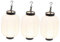 ETHZZLE 3piezas Linternas De Papel Japonesas Luz Faroles Decorativos Para Sushi y Festivales Lámparas Colgantes Para Exteriores Interiores Decoración De Restaurantes y Eventos
