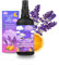 Kissenspray 100ml Bio Lavendel-Orangen Spray mit echten ätherischen Ölen - Natürlicher und frischer Duft für Kissen, Bett, Kleiderschrank - Yoga, Entspannung & Konzentration - Wäsche- und Raumspray