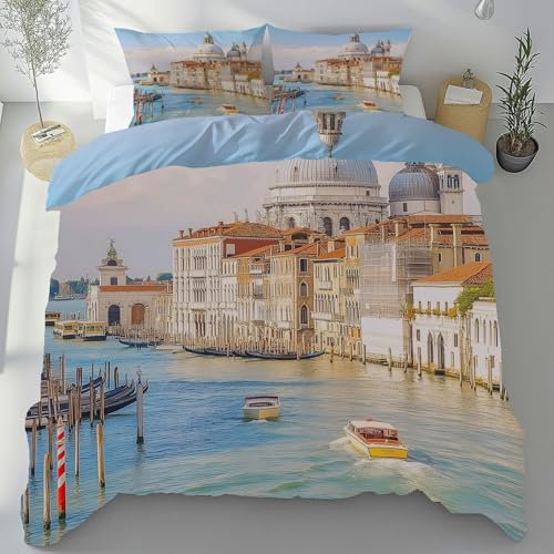 Kntnshac Horror Totenkopf Bettwäsche 200x220, Schwarz Microfaser Bettbezug, Wendebettwäsche mit Reißverschluss，Enthält 1 Bettbezug und 2 Kissenbezug 80x80 cm