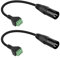Fegtrtyoa Adaptateur de Borne sans Soudure XLR 3 Broches pour Microphone de Studio, Enceintes, Enregistrement en Direct