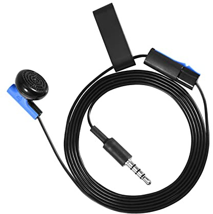 Xixian Earphone da Gioco, Auricolari con Microfono per Controller, Suono Chiaro, Design a, Blu