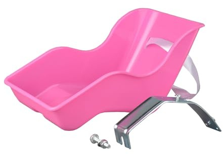 Baoblaze Decorazione per Seggiolino per Bambola da Bicicletta per Bambini, Facile da Installare, Seggiolino per Animali di Peluche