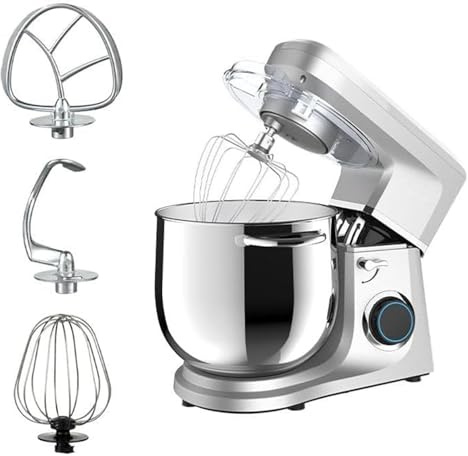 Pink Beryl 11 Litre Food Processor, Food Processor with Stirrer, Dough Hook, Egg Beater, Dough Blender with 1700W Tilting Head, Multifunction Kitchen Machine Adjust