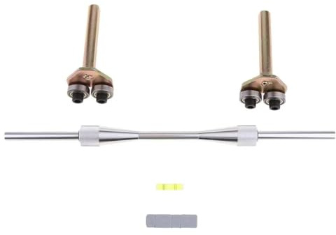 LIXSAZSE Équilibreuse de pneus de moto portable en alliage d'aluminium robuste, idéale pour les garages et ateliers réparation. Accessoire efficace pour l'équilibrage des roues moto.
