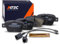 ATEC Germany Set pastiglie freno asse posteriore, Pastiglie freno posteriore, 4 pezzi, Compatibile con ALFA ROMEO MITO (955_); FIAT BRAVO II (198_), MULTIPLA (186_), STILO (192_); LANCIA DELTA III (84
