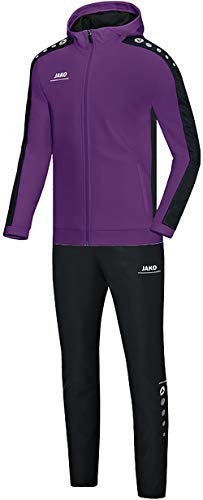 JAKO Striker mit Kapuze, Tuta da Presentazione Uomo, Viola/Nero, M