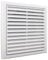 6-inch Push Fit PVC Fixed Blade Bathroom Ventilation Extractor Fan Air Valve Grille 150mm Whole House Ventilation MVHR Insect Protection