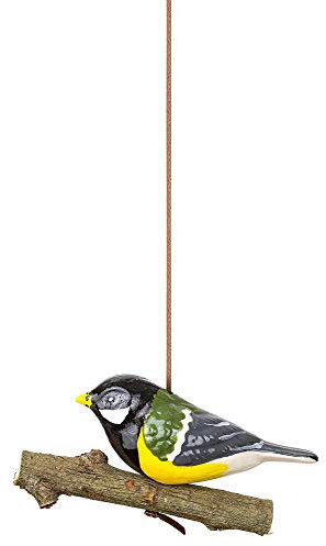 Heimische Vögel aus Keramik - Vogelart zur Auswahl Kohlmeise
