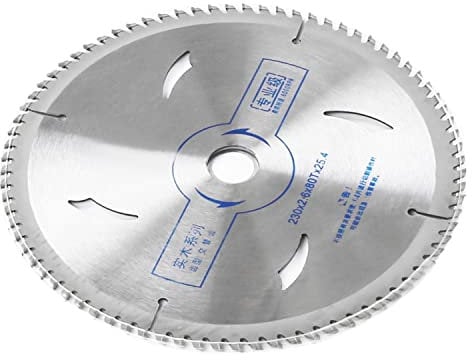 Utoolmart 9 Inch 80 Teeth Circular Saw Blade Carbide Tipped Cutting Disc for Wood 80 Teeth Edge Circular Saw Blade for Extra-Fine Finish 1pcs