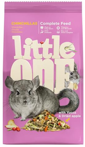 Little One Alleinfutter für Chinchillas | 2,3 kg | Speziell für die Ernährungsanforderungen von Chinchillas | Zur Deckung des Nährstoffbedarfs | Mit wichtigen Eiweißen & Vitaminen