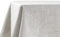 Decomira Tischdecke wasserabweisend Leinen-Optik - Fleckschutz, abwaschbar - Garten-Tischdecke Outdoor, Tischtuch Esstisch - Grau - 110x110 cm