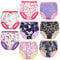 FLYISH DIRECT Potty Training Pants, Toilet Training Pants, 8 Packs of Girls Training Pants, Organic Cotton Training Underwear, 2 Years, Purple