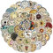 Nostalgic Clocks Stickers for Laptop (50 PCS),Gift for Children Teens Adults Girl Boys,Waterproof Stickers for Water Bottle,Watches Vinyl Stickers for Scrapbook,Skateboard,Bike,Phone,Dairy