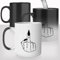 Mug Magique Doigt D'honneur Manucuré - Tasse Thermoréactive Idée Cadeau Original Femme Collègue Amie - Fuck - Surprise