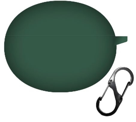 GIOPUEY Cover per Xiaomi Redmi Buds 4 Active, Cilicone Custodia, Ultrasottile Case Cover, Antiurto, Resistente ai Graffi - Verde militare