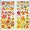 Thanksgiving Fenster Aufkleber, 6 Sheet Erntedankfest Fensteraufkleber, Herbst Fenster Aufkleber, Thanksgiving Dekorationen, Ohne Kleber Statisch Selbsthaftend Fensterdeko Herbstdeko