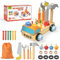 Ainiv Montessori Children's Toy, Wooden Screw Board, Toys Kids Tool Bench, Educational Construction Sensory for 3 4 5 6 7 Year Olds Toddler Boys Girls Gift, Medium (F5-3604351)