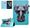 CASAFUNY Hülle für iPad 10,2 Zoll 2021/2020/2019, ipad hülle 9.Gen/8.Gen/7.Gen, PU Leder Tablette Schützhülle Multi-Winkel Ständer Cover Case Auto Schlaf/Wach für iPad 10,2 Zoll, Brillen-Symbol