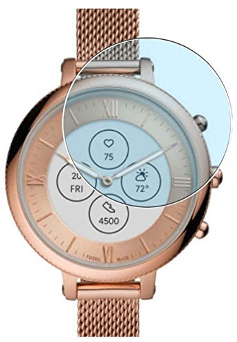 Vaxson 3 Stück Anti Blaulicht Schutzfolie kompatibel mit FOSSIL MONROE HYBRID HR 38mm Display Bluelight folie folien Displayschutzfolie ( nicht Panzer Schutz Glas folie SchutzGlas nicht PanzerGlas )