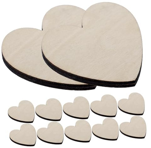 Tofficu 20stücke Blanko Holzscheiben Kreatives Basteln Malen Und Dekorieren Diy Holzplatten Für Kunstprojekte Lehren Und Heimdekoration