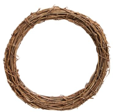 TOPBATHY Künstliche Girlanden Weihnachten Rattan Kreis Kranz 40cm Weihnachten Girlande Reben Dekorationen Kugeln Für Hause