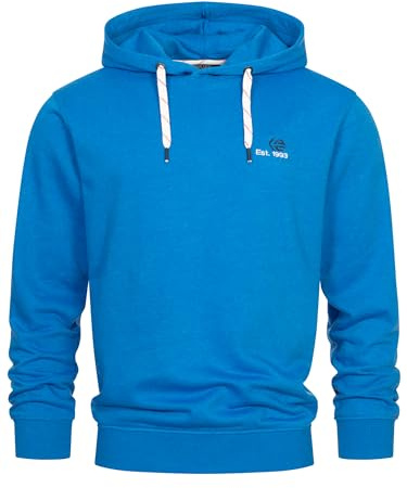 Indicode Herren INMorey Kapuzenpulli Sweatshirt mit Kapuze aus Baumwollmix | Klassischer Hoodie mit weicher Sweatqualität, Kapuzenpullover, Sweatshirt, Freizeitpullover, Basic Pullover für Männer