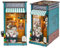TOPBSFARNY Book Nook Kit - 3D-Buchstützen-Puzzle aus Holz, Miniatur-Buchecken für Bücherregale, DIY-Buchecken-Kits mit Musikbewegungen und LED-Licht für Erwachsene (Soul Bookstore)