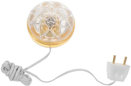 ibasenice Mini-Deckenlampe 1:12 Puppenhaus-Kronleuchter Möbel Miniatur-Puppenhaus-Kronleuchter-Modell Für Mini- DIY Feengarten Dekorationszubehör