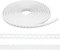nbeads 5m Flexible Zierleisten, 1.5cm PVC Zierleiste Leiste Decke Formteil Wand Trim Leisten Randleiste für Möbel Tür Kleiderschrank Home Decor, Weiß