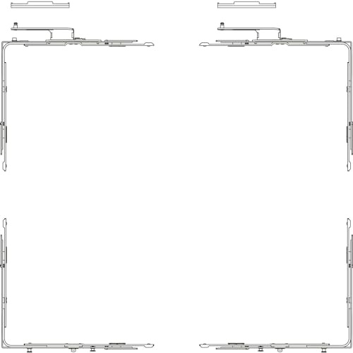 HAUTAU 303658 Kart. HKS Eckumlenkung Z/ST A9 L, Silber, rechts