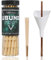 UBUNG 100 Pcs Brown Cones Flagship Edition, King Size Brown Pre Rolled Cones With Tips, Slow Type Rolling Paper, Length 4.25 in / 108 mm, Including 1 Cone Loader And 1 Push Rod