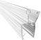 WAKA Premium Duschtür & Duschlippe PRO-W, Duschdichtung Optisch Transparent, Dichtung Dusche Glastür 8-10mm, 200cm Duschkabine & Duschtürdichtung, kompatibel mit einer Schwallschutzleiste Dusche