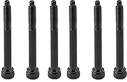 XFUYI 6 Stück Gitarren-Tremolo-Steg-Sattel-Saiten-Sicherungsschrauben für Floyd Rose Tremolo-Sicherungsschrauben einfach zu installierendes Eisen
