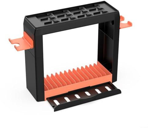 Alanmoship For Switch 2 Multifunctional Storage Tower Game Storage Tower With Compact Charging Dock Station Black