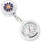 minkissy Nurse Fob Watch Flower Pattern Creative Clip Design for Easy Carrying Nurses Doctors and Caregivers Stylish Medical Accessory for Women