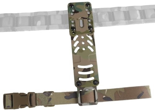 Modular Drop Leg Holster Adapter für Qls Kit, Hochwertige Aluminium-Legierung Einstellbare Holster Montageplatte, für Taktische Airsoft Ausrüstung (CP)