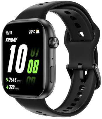 HONOR Watch 2i - 1.85 AMOLED Screen Smartwatch Bluetooth Cal for Men Women | Bluetooth calls, SpO2 & heart rate monitor, 109 workout modes, IP68 waterproof, 14-day battery life, works with iOS & Android
