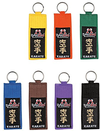 DanRho Schlüsselanhänger Kyu-Grade Karate braun - grün - schwarz