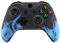 eXtremeRate Gehäuse für Xbox One X/S Controller, DIY-Ersatz Front Hülle Case Zubehör Faceplate für Xbox One S/X Controller Modell 1708-Blaue Flamme