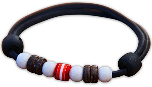 HANA LIMA Surferarmband Herren Armband Lederarmband Surfschmuck Damenarmband Armschmuck