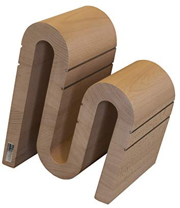 Arte Legno 85S Messerblock, klein, Natur