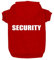 Izefia Hunde Kapuzenpulli Security Rdc Pet Bekleidung Hunde Shirt Wärmer Pullover Baumwoll Jackett Mantel Kleiner Hund Mittlerer Hund Rot S