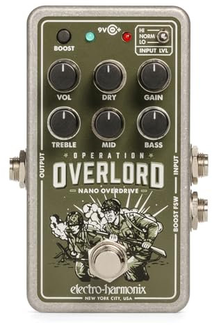 Electro Harmonix Nano Operation Overlord Allied Overdrive Pedal