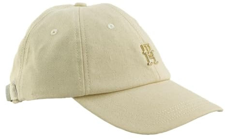 Tommy Hilfiger Damen Cap Naturally TH Soft Basecap, Beige (Natural), Einheitsgröße