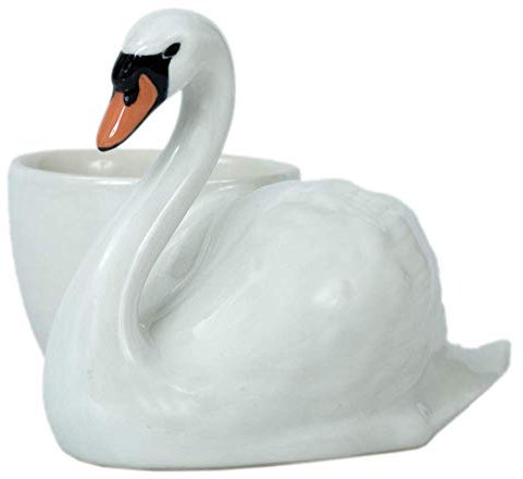 Quail Ceramics - Swan with Egg Cup