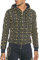Redbridge Designer Hoodie – Bedruckter Zip-Hoodie mit Kapuze und Allover-Muster – Streetwear Sweatjacke mit Reißverschluss im Luxus-Stil Blau S