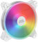 Mars Gaming MFD, Ventilador 120mm CHROMA RGB Dual Automático, Ultra Silencioso 14dB, Conexión Molex 4PIN, Sistema Antivibraciones, Transparente